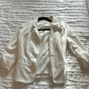 White blazer